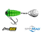 kirkkaan vihreä, ötökän mallinen spintail