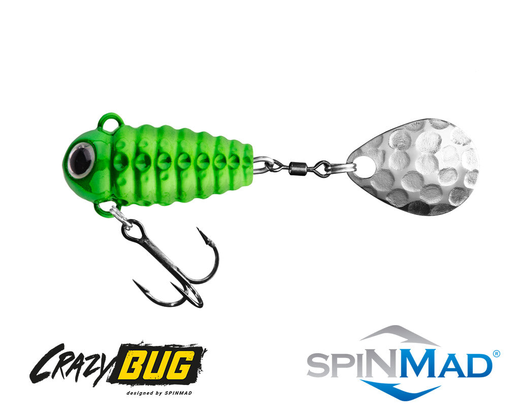 kirkkaan vihreä, ötökän mallinen spintail