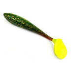 Jasu Louhi 122 moottoriöljyn värinen jigi. Voimakas uintinen jigi, erityisesti ahvenen kalastukseen.  6cm 8cm ja 10cm koossa