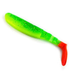 Jasu Ukko 150 vihreä jigi, punaisella pyrstöllä. Ahvenelle ja kuhalle.